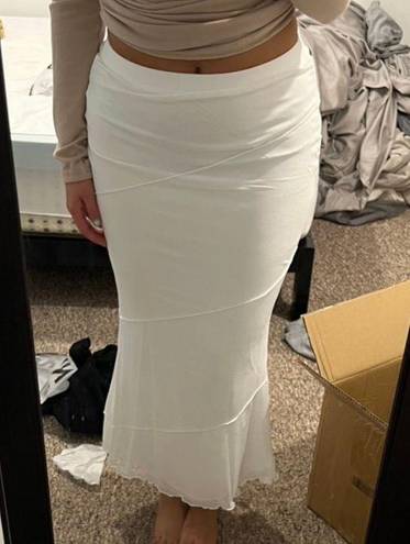 White maxi skirt Size M