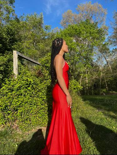 Jessica Angel Red  Prom Dress