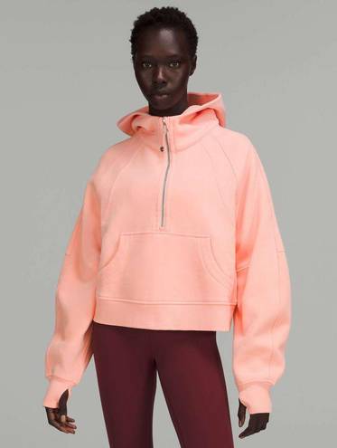 Lululemon Scuba Oversized Half-Zip Hoodie Dew Pink