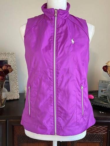 Polo  Ralph Lauren Pink Water/wind resistant Golf Vest size XS