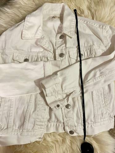 Madewell White Jean Jacket Size XS