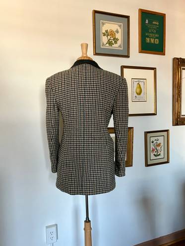 Houndstooth Vintage  Blazer Jacket