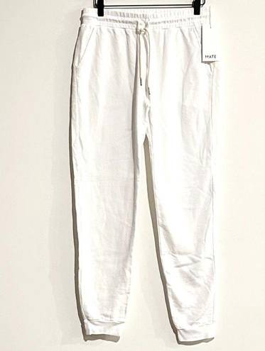 Mate the Label NWT  RARE White Organic Terry Classic Jogger - M