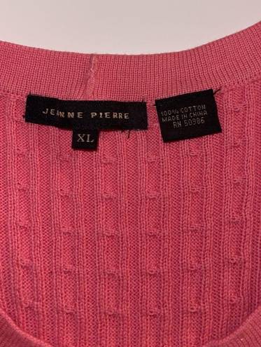 Jeanne pierre Cable Knit Sweater Top