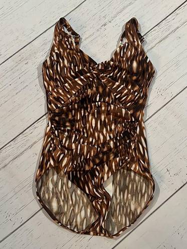 One Piece Curvallure animal print  swimsuit