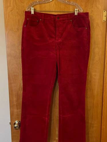 Krass&co Lauren Jeans . Ralph Lauren Red Jeans Pants Corduroy Women Classic Straight 16