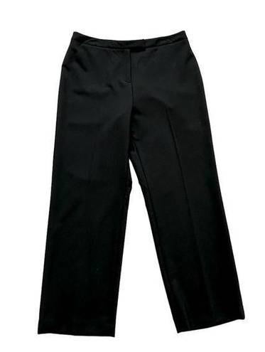 Valerie Stevens Valerie Separates Black Straight Leg Dress Office Trouser Pants Petite Size 14P