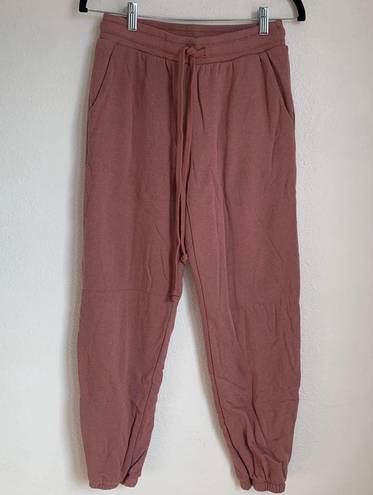 Lulus NWT  Boat House Drawstring Jogger Sweatpants in Mauve Pink