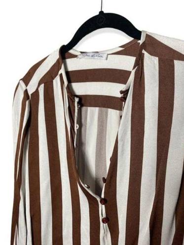 Oscar de la Renta  stripped blouse