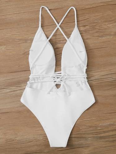 SheIn White Swimsuit