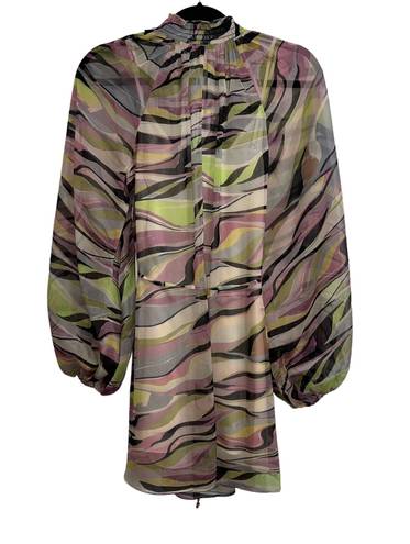 Ted Baker NWT  Zeenaa Printed Blouson Sleeve Mini Dress