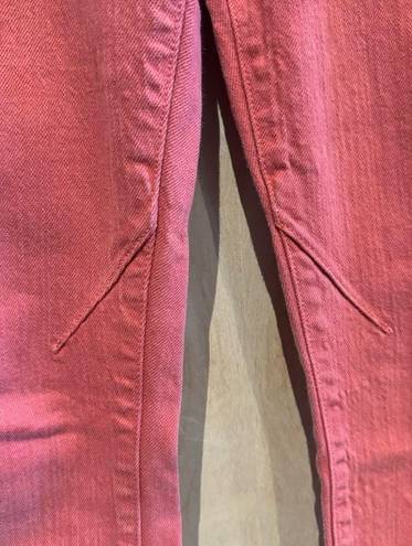 Paige  Jeans Troy Boy Style - Size 27 - Orange/Pink - Boyfriend Fit