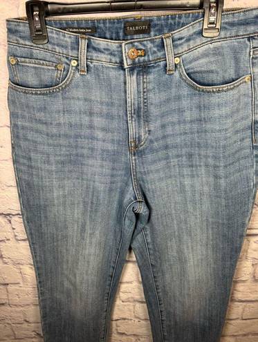 Talbots  Women’s Modern Ankle Jean Size 8 Raw Hem Medium Wash