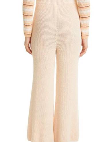 ALC Frank A.L.C. Martell High Waist Crop Flare Leg Pants in Desert Rose Size Medium NWT