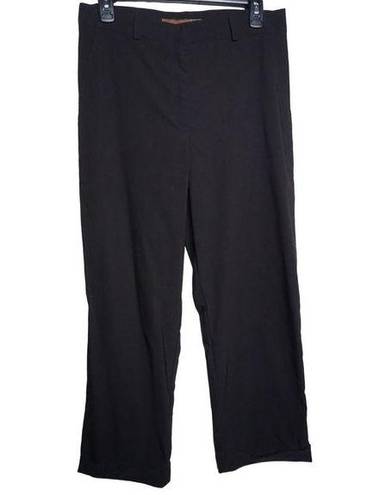 AGOLDE  For All Curious Americans Black Rayon Wide Leg‎ Dress Pants Sz 28 Women's