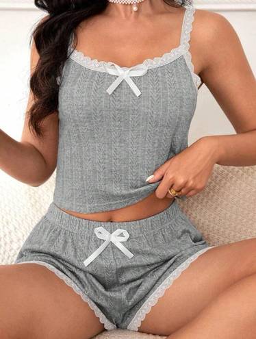 Pajama Set Gray Size M