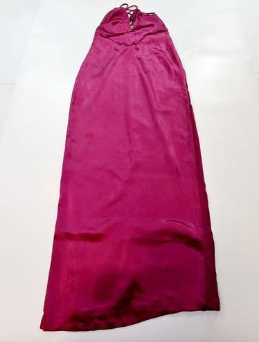 MORE TO COME Regina Maxi Dress in Fuchsia