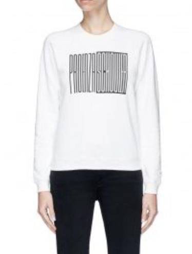 Proenza Schouler  PSWL GRAPHIC PRINT COTTON SWEATSHIRT