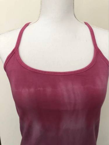 Xersion Yoga Tank Top Pink 92% Cotton Sz Mid