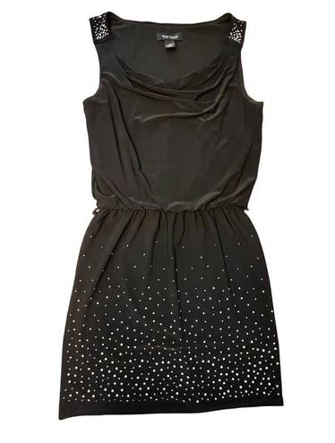 White House | Black Market  Black Sleeveless Studded Skirt Casual Dress Size XS