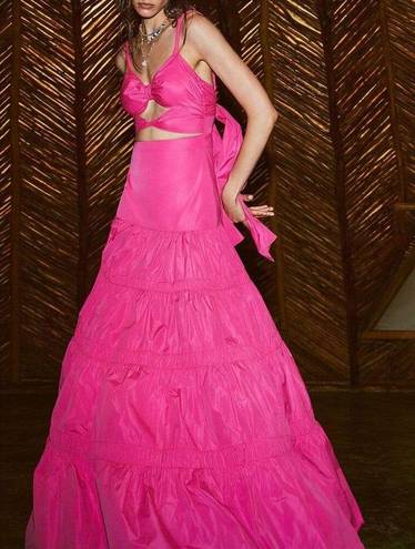 Alexis NWT  Azalea Twist Top Maxi Dress in Magenta Size Small