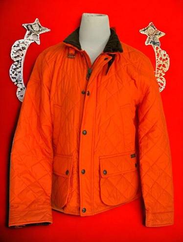 Polo  Ralph Lauren Solid Orange Saratoga Quilted Puffer Jacket NEW Large $325MSRP