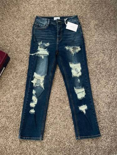 Impressions distressed jeans size 1 NWT