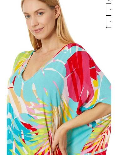 Natori N by  Multicolored Bora Bora Crinkle Caftan Size Large