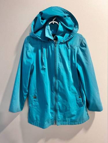 London Fog  Women’s Jacket Zip Up Removable Hoodie Size Reg 8 Pullover Coat