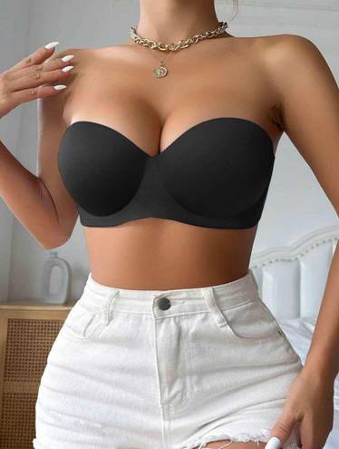 SheIn Strapless Bra Black Size L - $7 (30% Off Retail) - From Trisanya