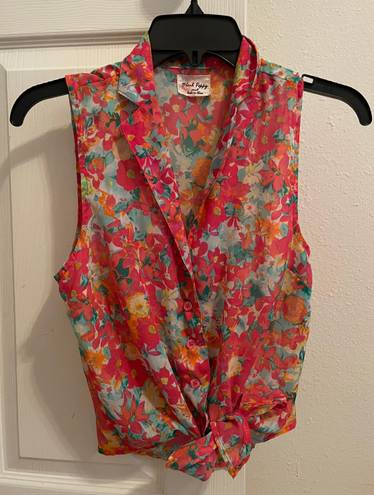 PacSun floral Tank