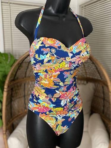 Bleu Rod Beattie  Women's Convertible Strapless One-Piece Swimsuit Size 12