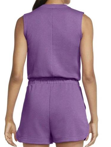 Nike Sportswear Women Purple Nubela Varsity Short Romper