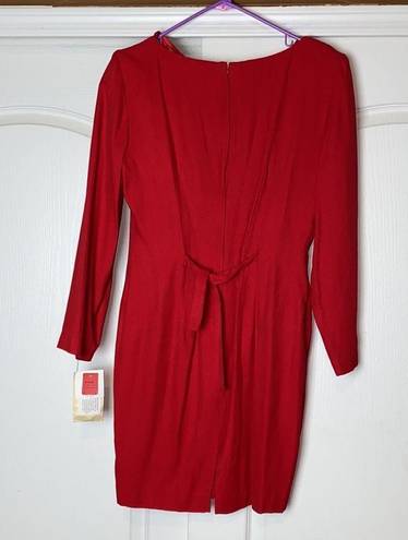 Frederick's of Hollywood NWT DEADSTOCK VINTAGE  SEXY RED BUSINESS DRESS