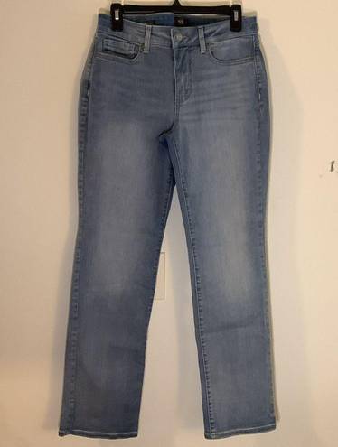 NYDJ  Marilyn Straight Light Wash Denim Jeans Size 6