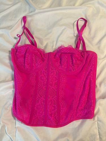 Corset Top Pink Size M