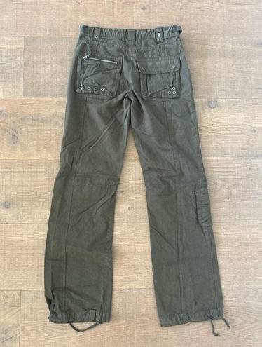 Jaded London  khaki low rise cargo green pants