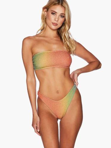 Beach Riot NEW  Free People desert ombre shine Bikini Swim Bottoms, size M