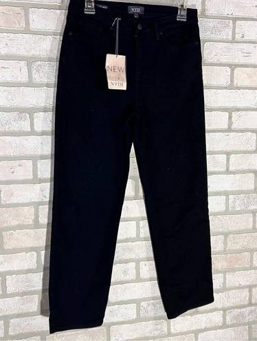 NYDJ  NWT Jenna Straight Ankle Jeans in Black Size 4