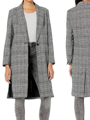 All Saints Dustie Check Duster Jacket Size 10