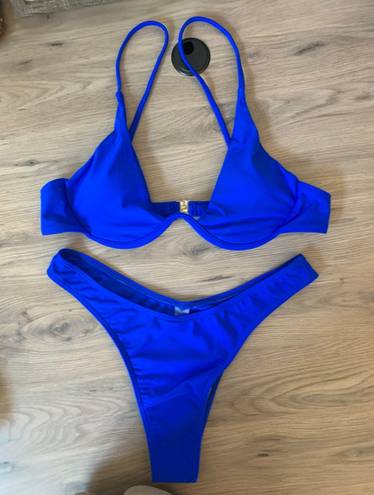Royal Blue Bikini set Size M
