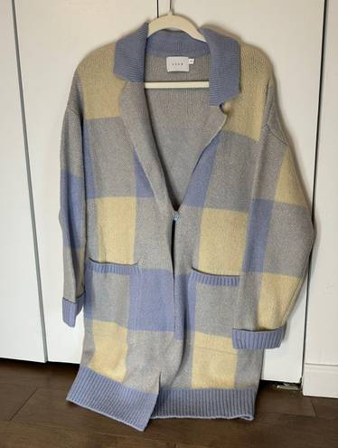 Lush Clothing Plaid Cardigan Oversized 