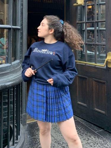 H&M Blue Schoolgirl Skirt