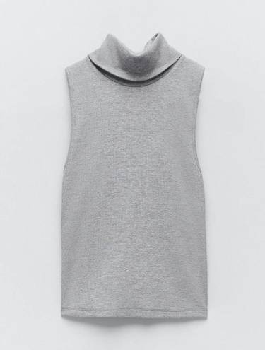 ZARA Sleeveless Turtleneck Sweater Vest