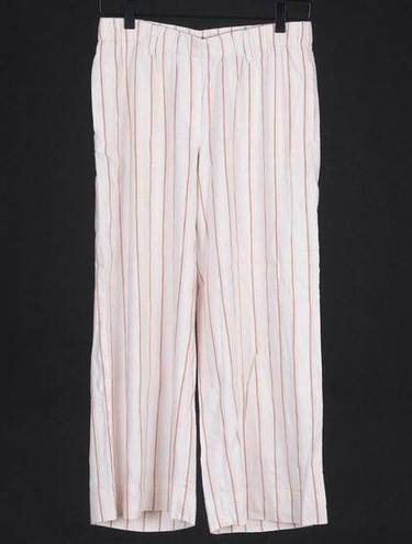 J.Jill  Striped Wide Leg Linen Blend Pants