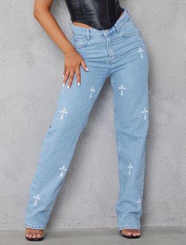 Pretty Little Thing PLT Straight Jeans
