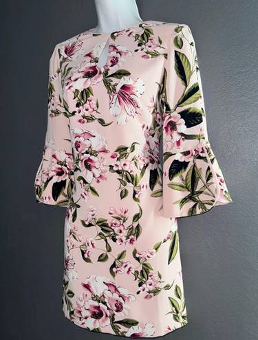 White House | Black Market New w/ $180 Tags WHBM  Floral Pink Dress Womens Small 4