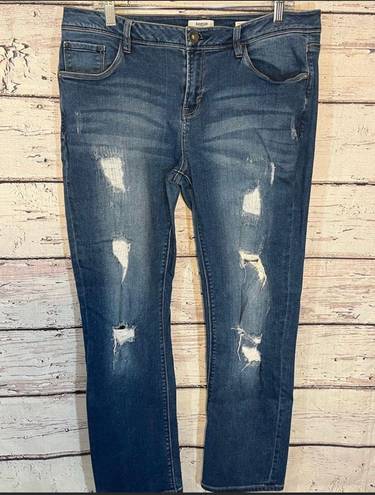 Kensie Jeans Tomboy Straight Distressed-31