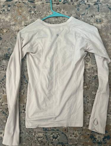 Lululemon White Long Sleeve