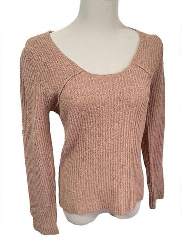 Saltwater Luxe  Blush Fitted Sweater size XL